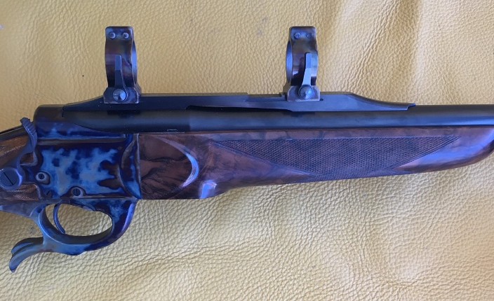Luxus Arms Mod 11, break open single shot in 280 Ackley Imp.